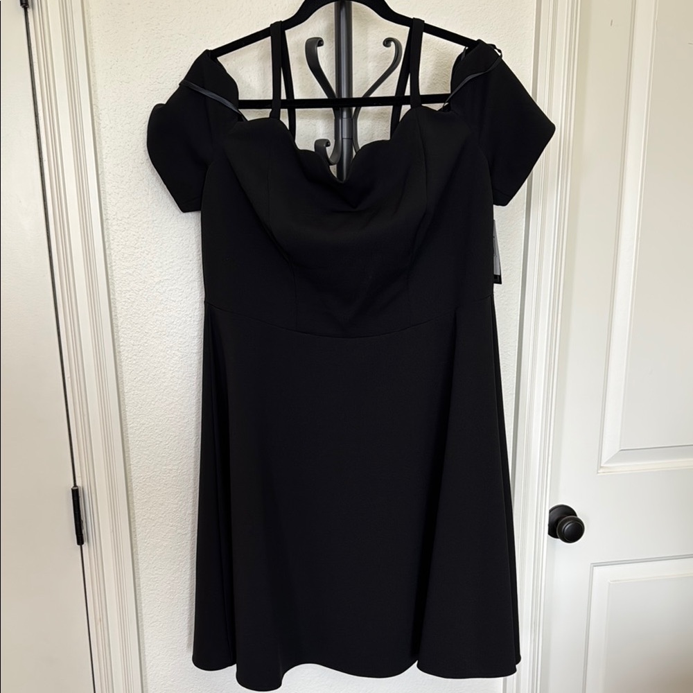 Elegant Black Off-Shoulder Dress